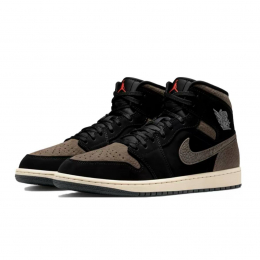 Кроссовки Air Jordan 1 Mid Black Olive Grey - изображение 1