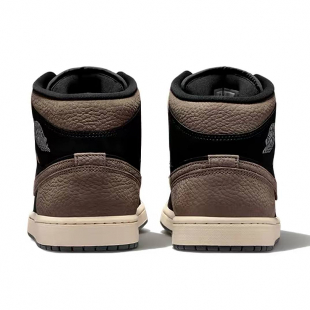 Кроссовки Air Jordan 1 Mid Black Olive Grey - изображение 2