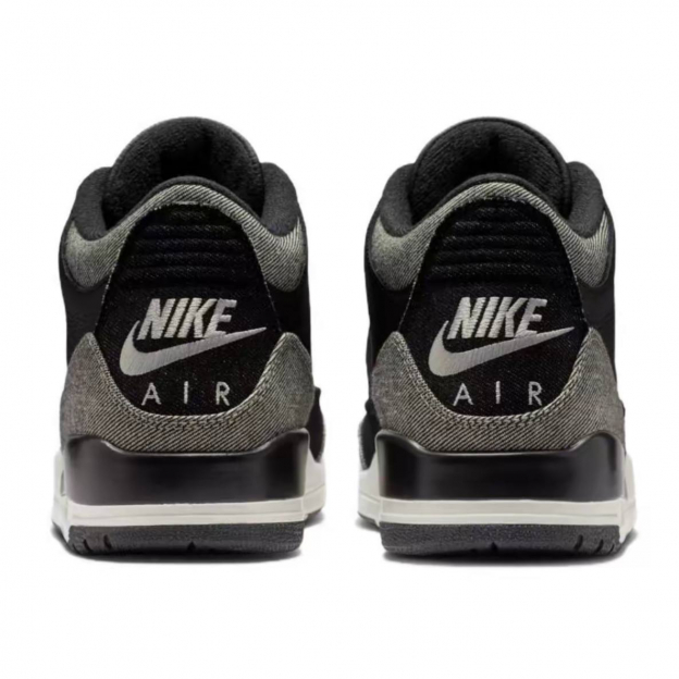 Кроссовки Levi’s x Air Jordan 3 Black Denim - изображение 3