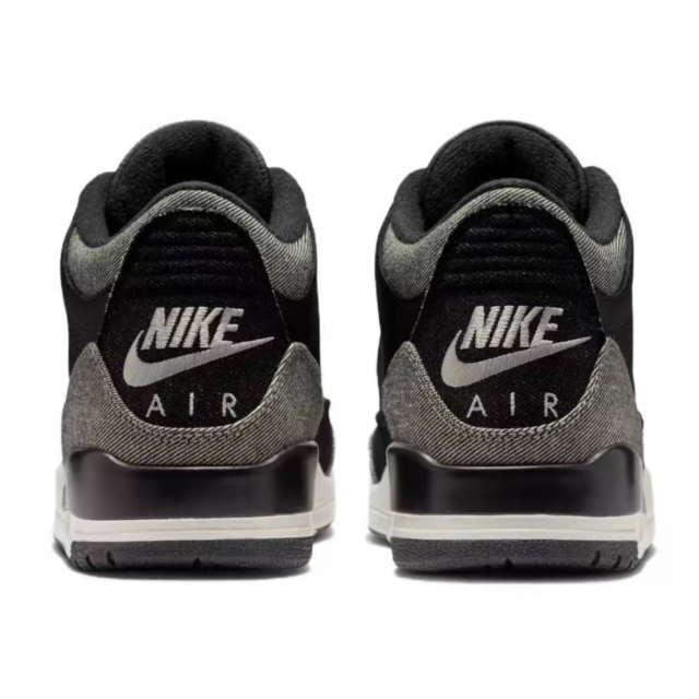 Кроссовки Levi’s x Air Jordan 3 Black Denim - изображение 3