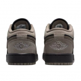 Кроссовки Air Jordan 1 Low Black Light Wild Mango Olive Grey - изображение 3