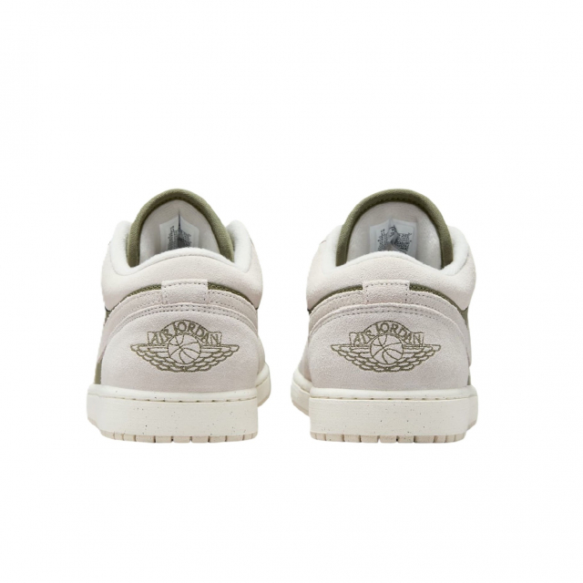 Кроссовки Air Jordan 1 Low SE Medium Olive Sail - изображение 3