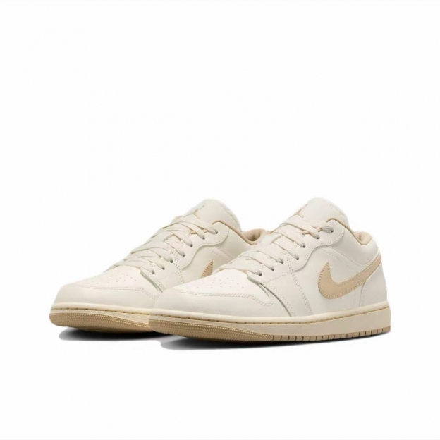 Кроссовки Air Jordan 1 Low Cream Beige - изображение 1