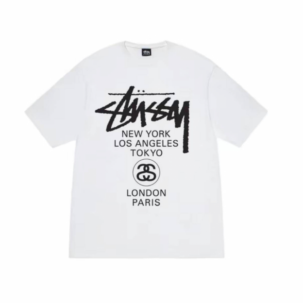 Футболка Stussy World Tour White