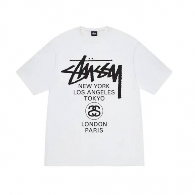 Футболка Stussy World Tour White