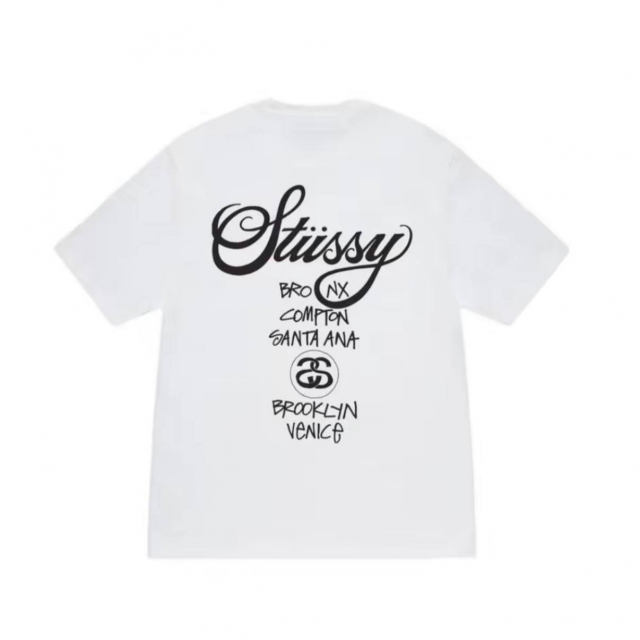 Футболка Stussy World Tour White - изображение 1