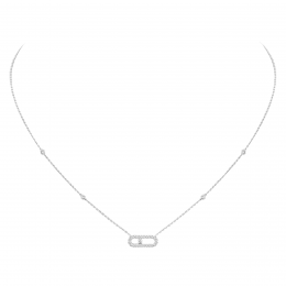 Колье Messika  White Gold Diamond Necklace Move Uno