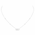 Колье Messika  White Gold Diamond Necklace Move Uno
