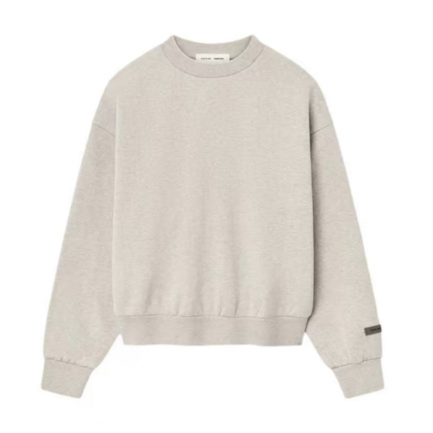 Свитшот Fear of God Essentials Classic Fleece Crewneck Cream White