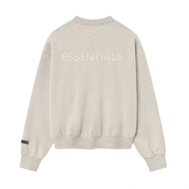 Свитшот Fear of God Essentials Classic Fleece Crewneck Cream White - изображение 1