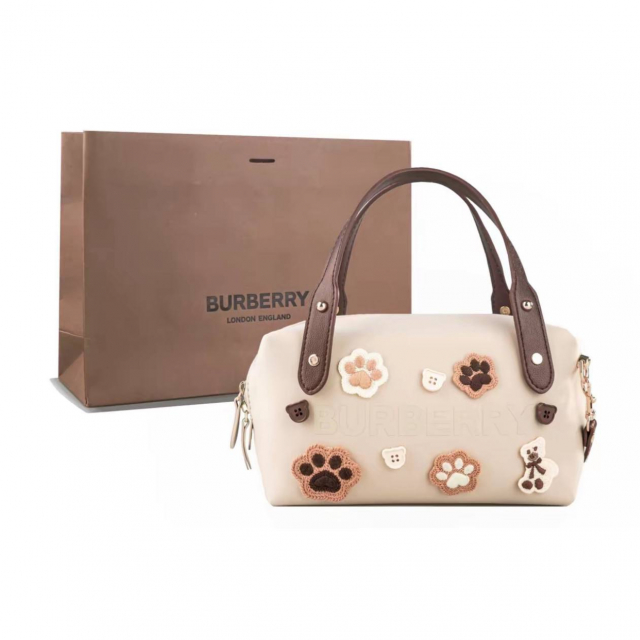 Сумка Burberry Customized Cosmetic Bag Tap Cream - изображение 3