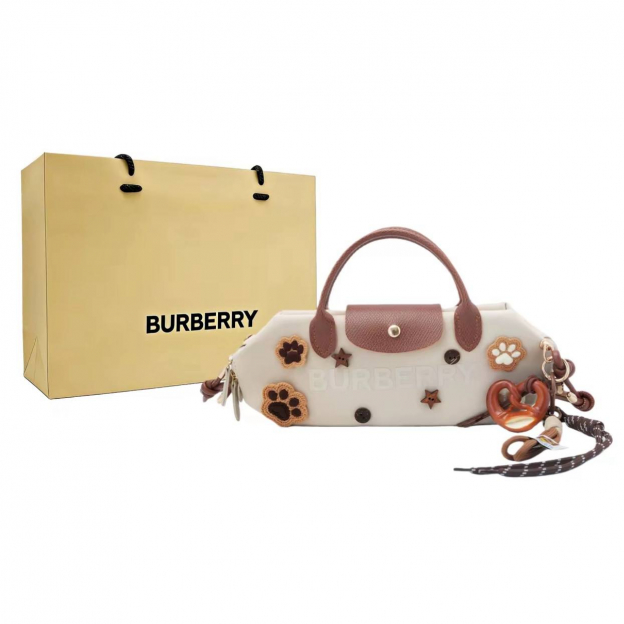 Сумка Burberry Customized Cosmetic Bag Tap Pretzel Cream - изображение 3