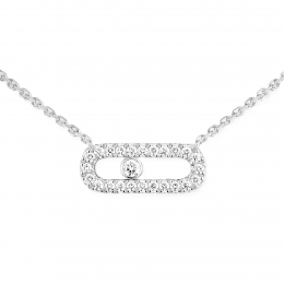 Колье Messika  White Gold Diamond Necklace Move Uno - изображение 1