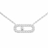 Колье Messika  White Gold Diamond Necklace Move Uno - миниатюра 1