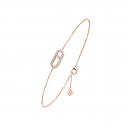 Браслет Messika Care Diamond Pave Bracelet Pink Gold - изображение 1