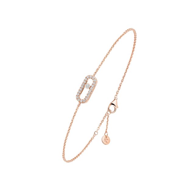 Браслет Messika Care Diamond Pave Bracelet Pink Gold - изображение 1