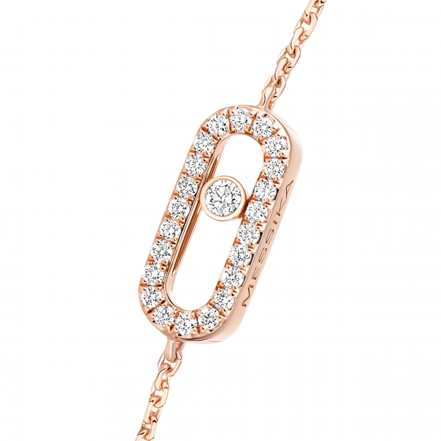 Браслет Messika Care Diamond Pave Bracelet Pink Gold - изображение 3
