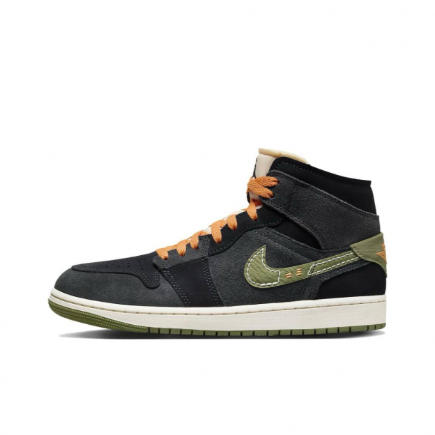 Air Jordan 1 Mid SE Craft Anthracite Olive