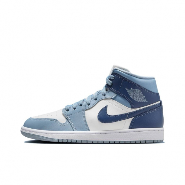 Air Jordan 1 Mid Triple Blue White