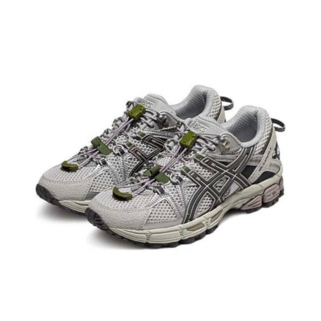 Asics Gel-Kahana 8 Silver Grey Olive Black