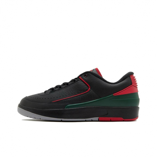 Air Jordan 2 Retro Low Black Fire Red