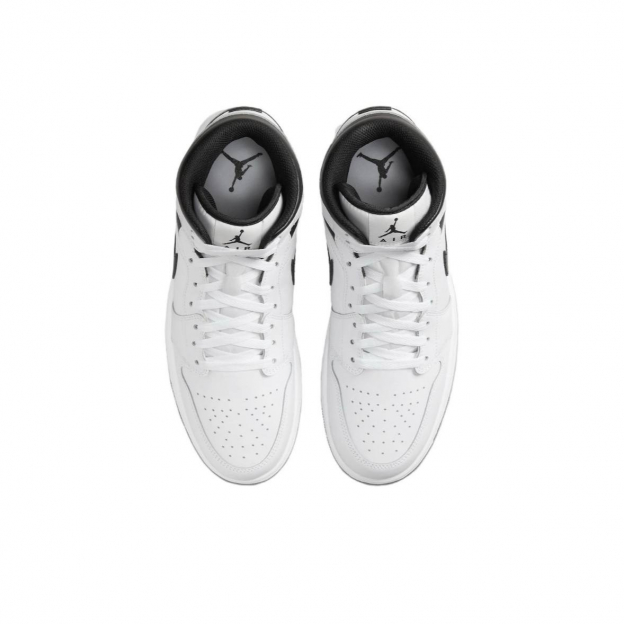 Air Jordan 1 Mid White Black