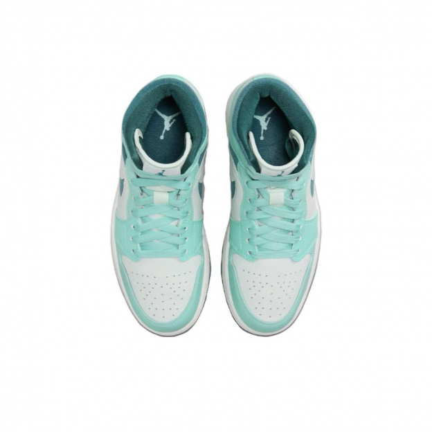 Air Jordan 1 Mid Bleached Turquoise 