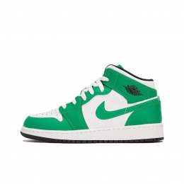 Air Jordan 1 Mid Lucky Green 