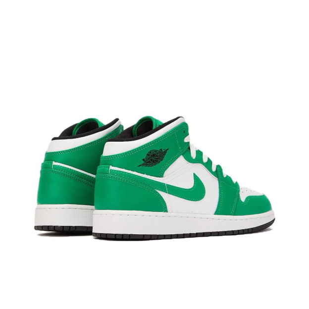 Air Jordan 1 Mid Lucky Green 