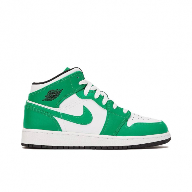 Air Jordan 1 Mid Lucky Green 