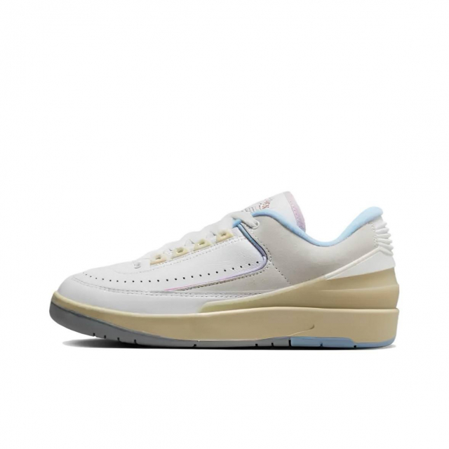 Air Jordan 2 Low Summit White and Ice Blue