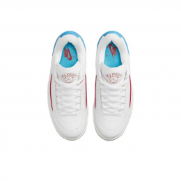 Air Jordan 2 Retro Low Gym Red and Dark Powered Blue