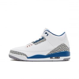 Кроссовки Air Jordan 3 Retro White and True Blue