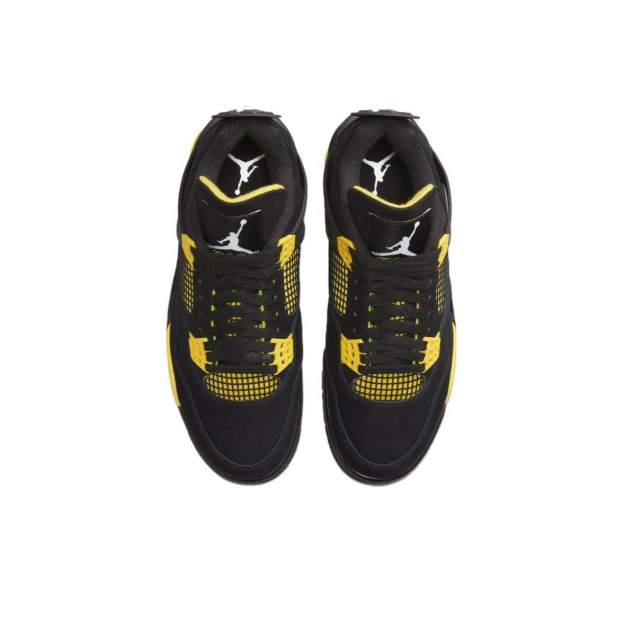 Air Jordan 4 Retro Black Yellow 