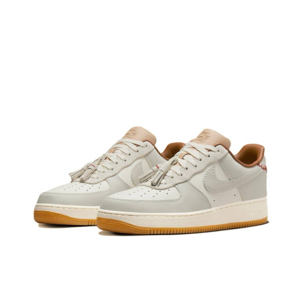 Nike Air Force 1 Low Tassels Light Bone 