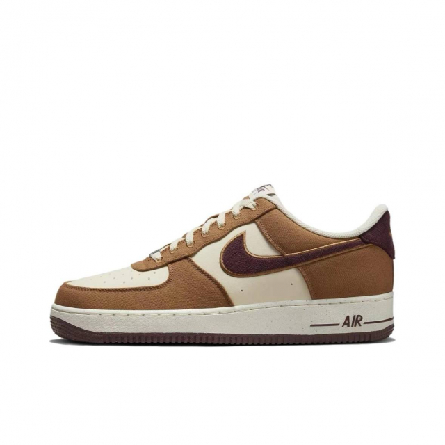 Nike Air Force 1 Low Light British Tan Burgundy Crush