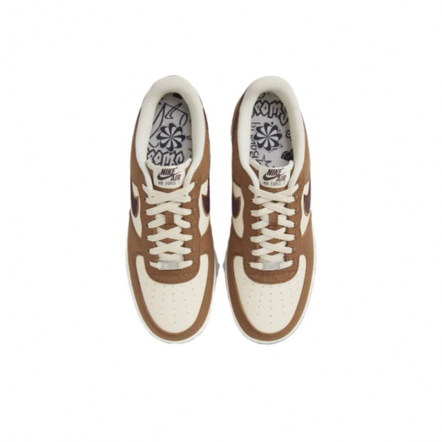 Nike Air Force 1 Low Light British Tan Burgundy Crush