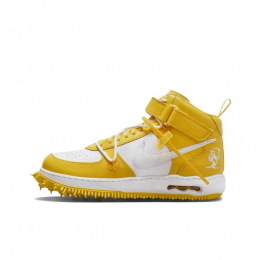 Off-White x Nike Air Force 1 SP White and Varsity Maize