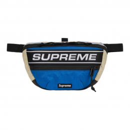 Supreme Waist Bag Blue Black Beige FW23 