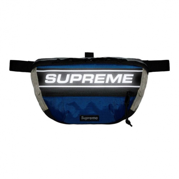 Supreme Waist Bag Blue Black Beige FW23 