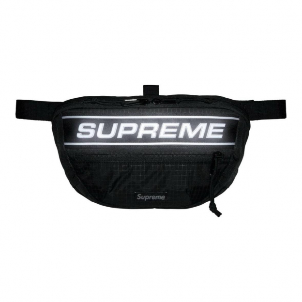 Supreme Waist Bag Black FW23 