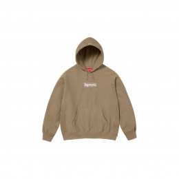 Худи Supreme Box Logo Hoodie Latte