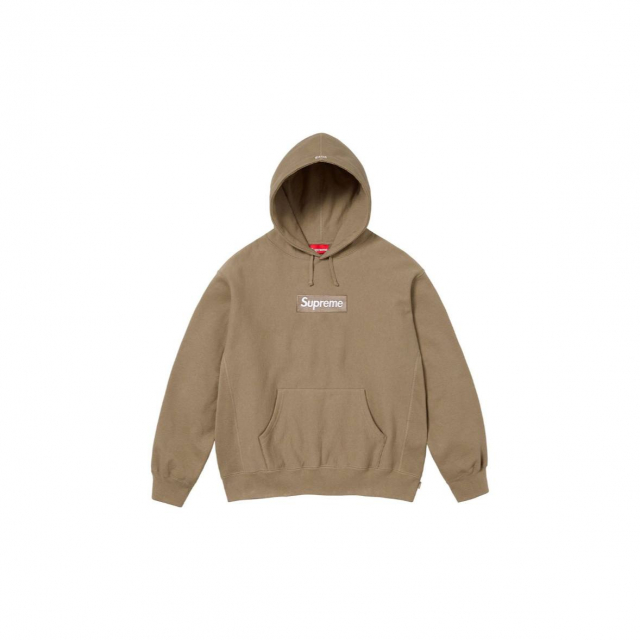 Худи Supreme Box Logo Hoodie Latte