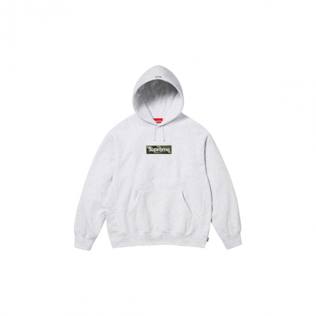 Худи Supreme Box Logo Hoodie Grey