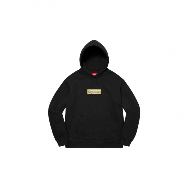 Худи Supreme Bling Box Logo Hoodie Black