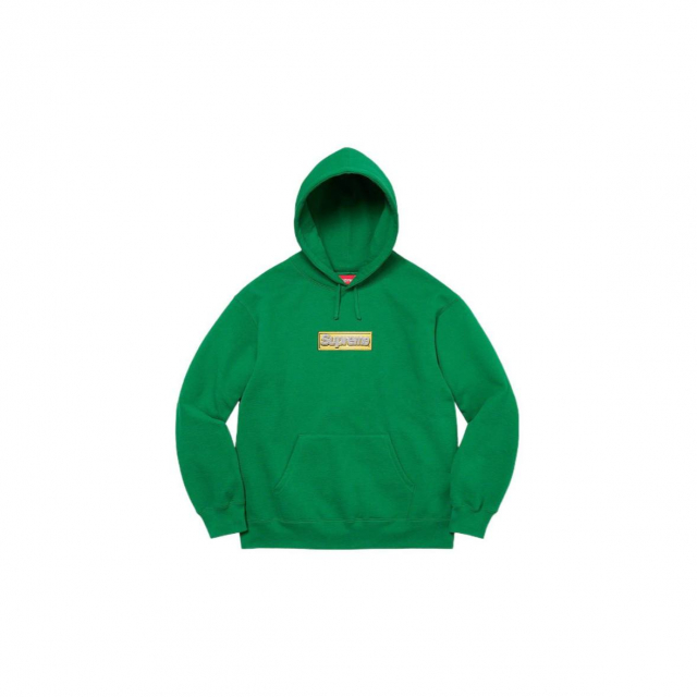 Supreme bling hooded sweatshirt green sale