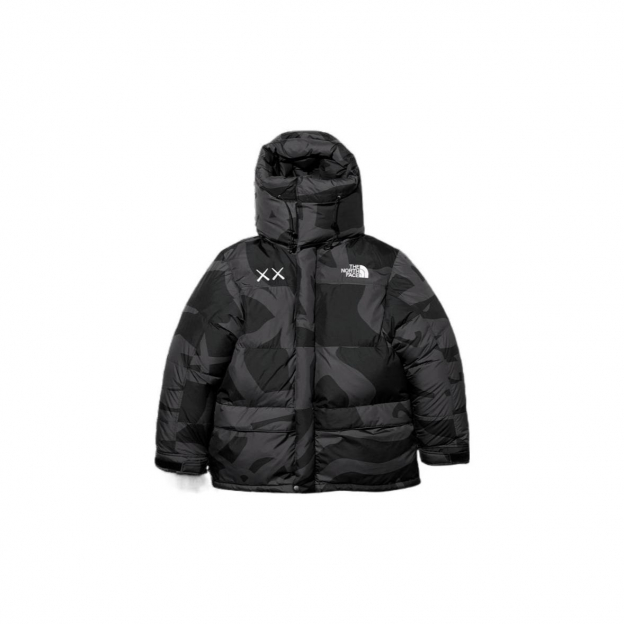 Пуховик KAWS x The North Face Himalayan Parka Black Grey