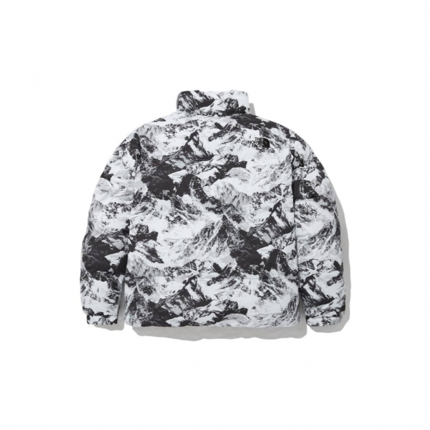 Пуховик The North Face On Ball Jacket Mountain Print