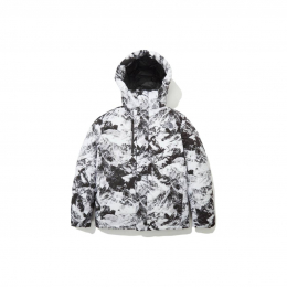 Пуховик The North Face Eco Down Jacket Mountain Print