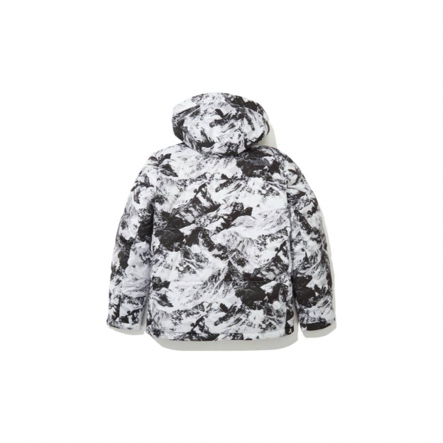 Пуховик The North Face Eco Down Jacket Mountain Print